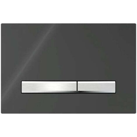 Para Geberit Sigma 50 115788DW2 Negro intenso RAL9005 para doble descarga