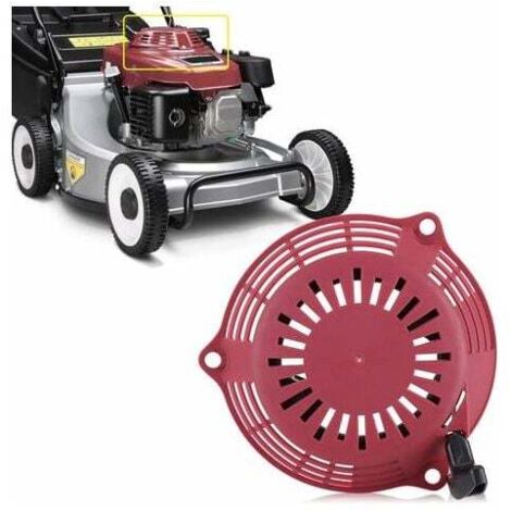 AAMUNPA Para Honda GCV135 GCV160 EN2000 Motor Cortacésped Generador Arranque de retroceso Rojo