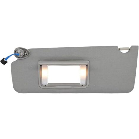 Para Honda Pilot 2017 2018 2019 2020 2021 Parasol del lado del conductor y del pasajero con espejo y luz. Reemplaza 83280-TG7-A12ZB (izquierdo)