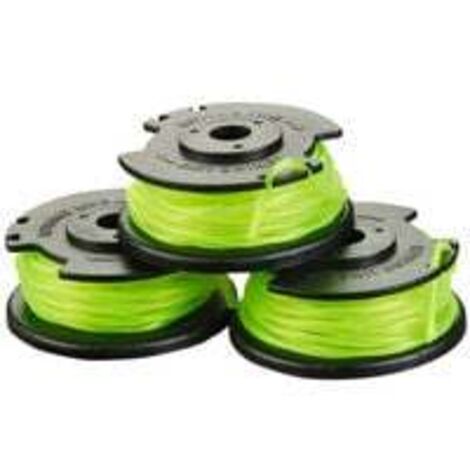 Para paquete de 3 carretes de una sola torsión de 2 mm de RYOBI para recortadora de batería RAC143
