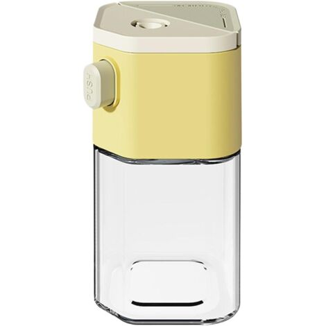 Para tarro de especias de cocina, recipiente con tapa dosificadora, botella de especias, tarro para controlar las porciones, esparcidor extraíble, esparcidor de sal, caja de almacenamiento de especias