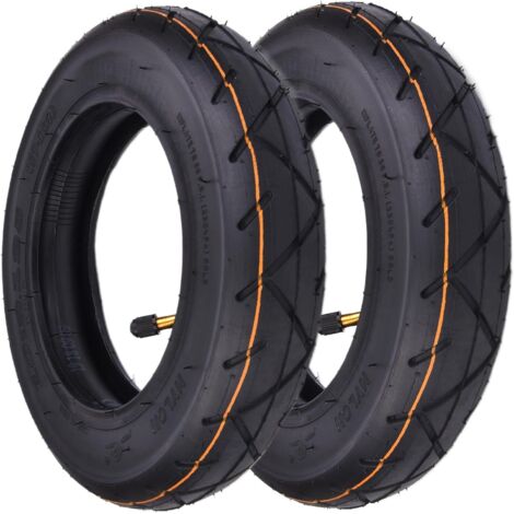 Para un juego de 2 neumáticos, 10 x 2.125, neumáticos de 10" para patinete eléctrico de exterior con cámaras de aire de 10 pulgadas para patinetes eléctricos monociclo inteligentes autoequilibrados de