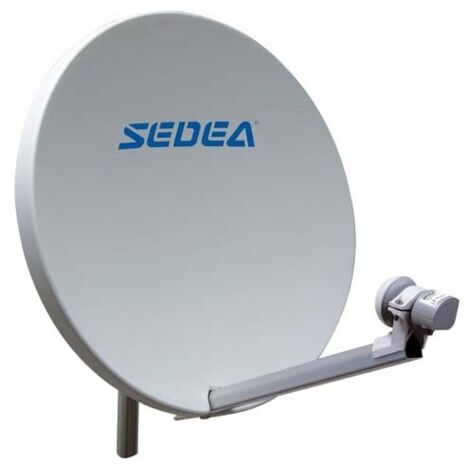 Parabole Composite 60 cm - SEDEA - LNB Inclus - Réception Terrestre et Satellite - Pièce d'Origine