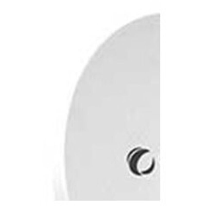 Parabole fibre 65cm blanche piece arriere metal 1 bride Cahors 0140299