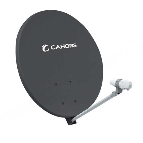 Parabole fibre 70cm grise piece arriere composite-metal Cahors 0140902