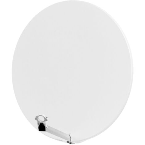 Parabole satellite 85cm en résine polyester renforcée – Brides inox anti-corrosion – Angle offset 23° – Gain 36,4 dB – Hdsat