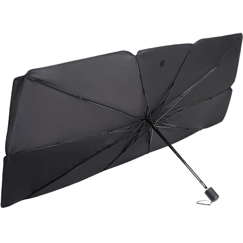 

Asupermall - Parabrisas de coche parasol parasol plegable parasol de coche para ventana delantera parasol reflector UV, Plateado, Pequeno