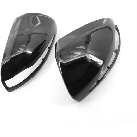 Parachoques de espejo lateral de ABS negro de 2 piezas para Mercedes-Benz W205 C205 V205 S205 2014-2020 (conducción a la izquierda)