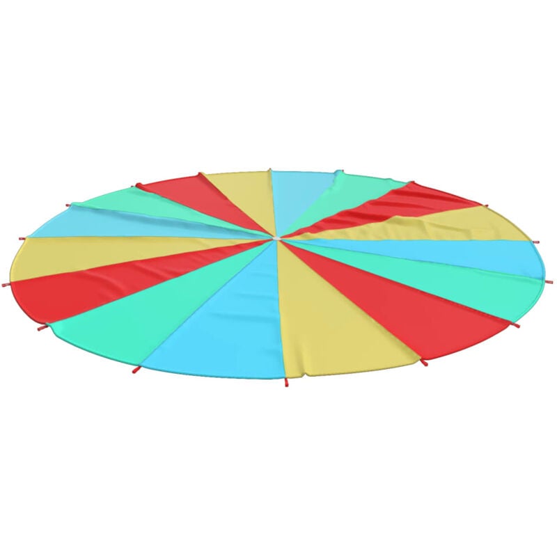 Parachute de jeu pour enfants Ø6 m tissu vidaXL902192