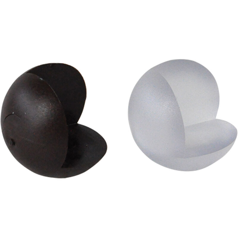 PARACOLPI ADESIVI mm 25 pz 4 - col. marrone mm 25 pz 4 - col. marrone