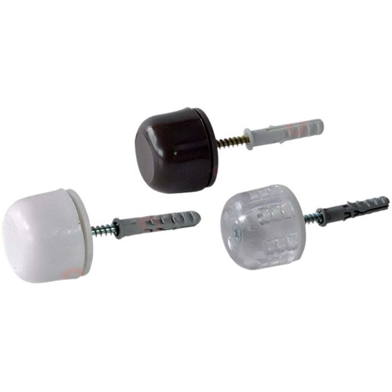 Paracolpi Boero Con Tassello Pz 2 Trasparente In Blister. - Koncreto