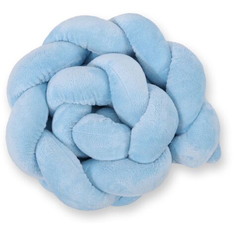 Paracolpi intrecciato MINKY per lettino da 180 cm - blu
