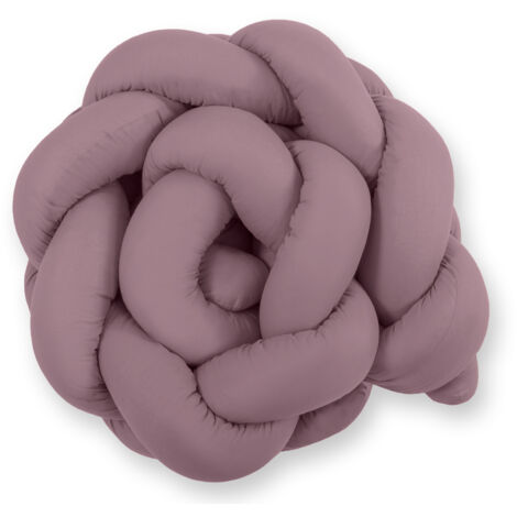 Paracolpi per culla intrecciato - rosa retrò