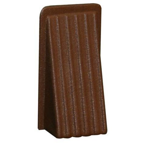 Paracolpo Autoadesivo Cuneo in Abs Marrone misura Piccola 45x20 mm 100pz