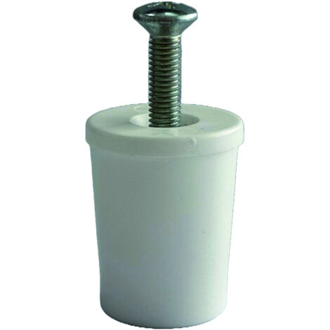PARACOLPO PER TAPPARELLE CON RONDELLA E VITE Col. Bianco mm. 28 50.00 pz