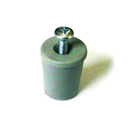 PARACOLPO PER TAPPARELLE CON RONDELLA E VITE Col. Grigio  mm. 28 50.00 pz