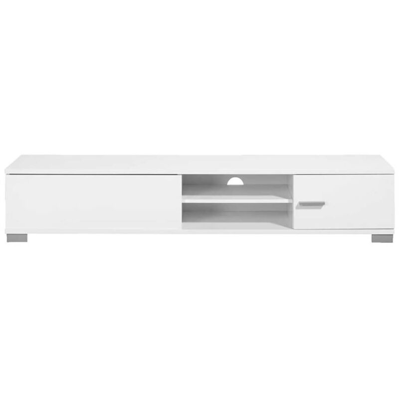 Altobuy - paradise - Meuble tv 2 Portes 180cm Blanc