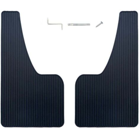 Parafanghi da 2 pezzi, parafanghi anti-schizzi per auto, parafanghi universali per auto, parafanghi anteriori e posteriori per auto, accessori anti-schizzi (nero)