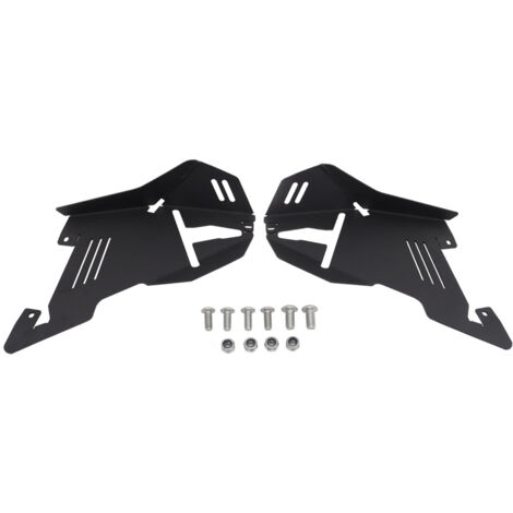 Parafango anteriore Yctze per moto, in alluminio anodizzato nero, per Ryker 600 900 Sport.