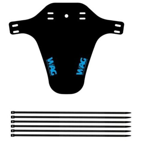 PARAFANGO BICI WAG ANTERIORE PER FORCELLA PARASCHIZZI FLESSIILE PER MTB BICICLETTA AZZURRO NERO Ecovelo
