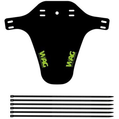 PARAFANGO BICI WAG ANTERIORE PER FORCELLA PARASCHIZZI FLESSIILE PER MTB BICICLETTA VERDE NERO Ecovelo
