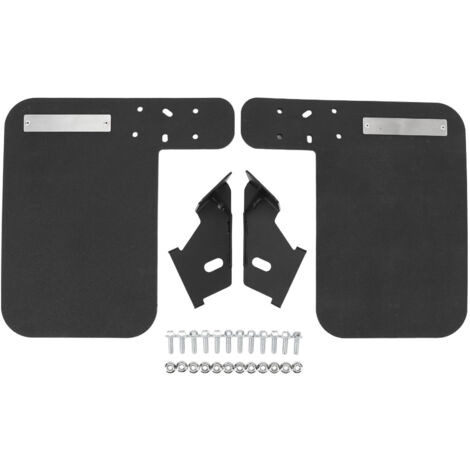 Parafango posteriore per UTV Pongnas, resistente agli urti, realizzato in LDPE, per XP 1000 2014-2023, 7 pollici x 10 7/8 pollici, con staffa in acciaio rinforzato.