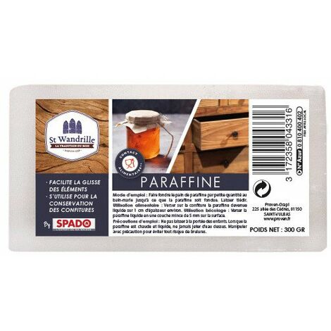 main image of "Paraffine contact alimentaire 300g - ST WANDRILLE"