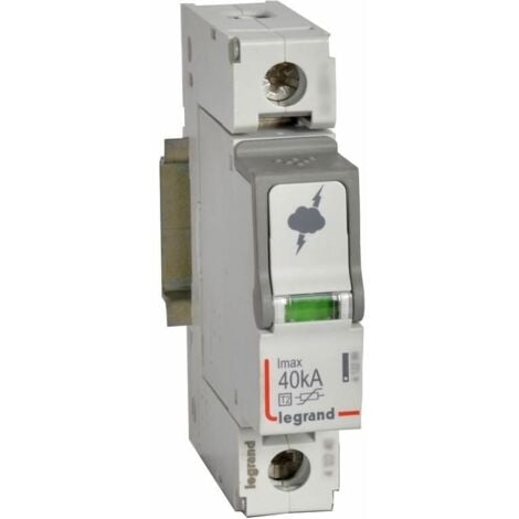 Parafoudre basse tension typeT2 Imax 40kA/pôle 1 Pôle 440 V ( IT ) 1 module LEGRAND 412230