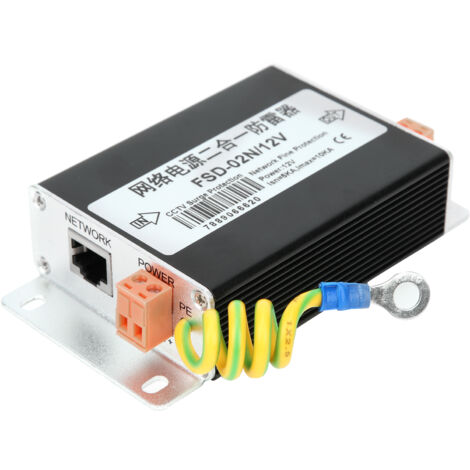 Parafoudre Bidirectionnel 2 en 1 pour Caméra CCTV, Module de Protection FSD-02N/12V Réseau