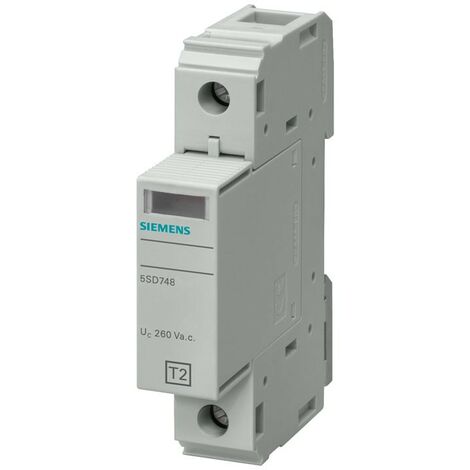 Parafoudre de surtension unipolaire Siemens 1P 40kA classe 2 5SD74810
