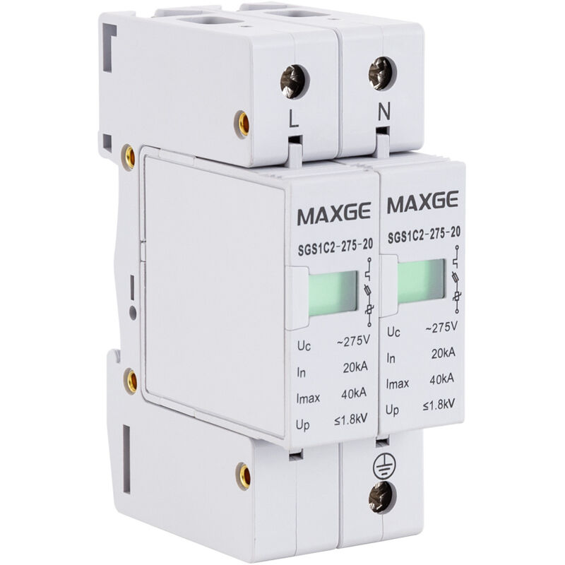 Parafoudre MAXGE 2P-Clase II-40kA-20kA-1,2kV