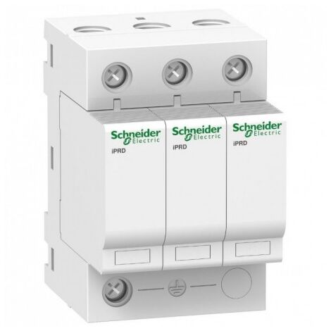 Parafoudre modulaire 3P IT 20kA 460V cartouche débrochable avec report à distance iPRD20r Acti9 SCHNEIDER A9L16573