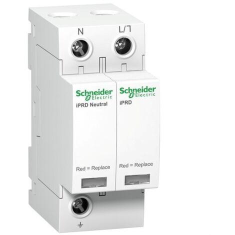 Parafoudre type T2 1P+N 20 kA 1,1 kV 350 V iPRD-20-20kA-350V-1PN A9L20500
