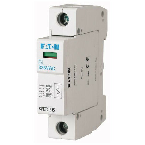 Parafoudres complets 1p 335VAC 4,5kA 000168695 EATON SPET2-335/1
