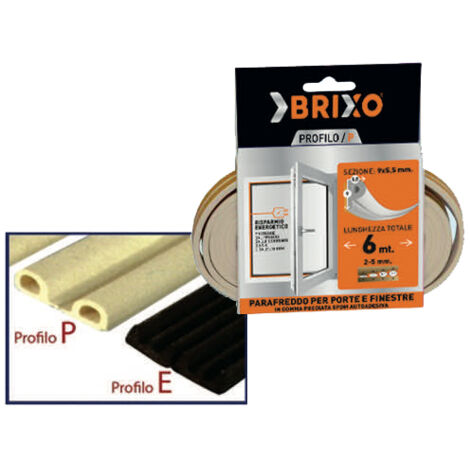 PARAFREDDO GOMMA BRIXO 9X4 MARRONE MT.6
