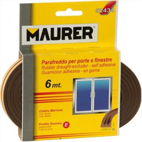PARAFREDDO GOMMASTRIP PROFILO P 6MT MARRONE MAURER