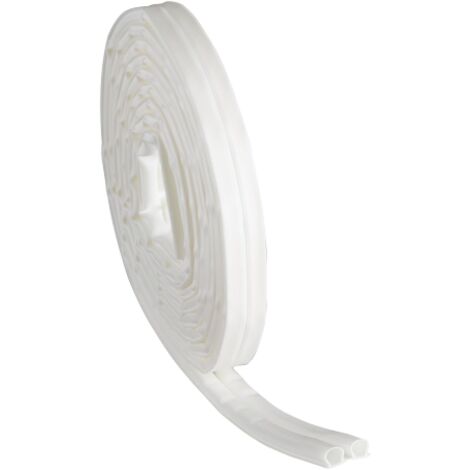 Parafreddo guarnizione in silicone adesivo 6 mt per fessure fino a 7 mm bianco porte finestre