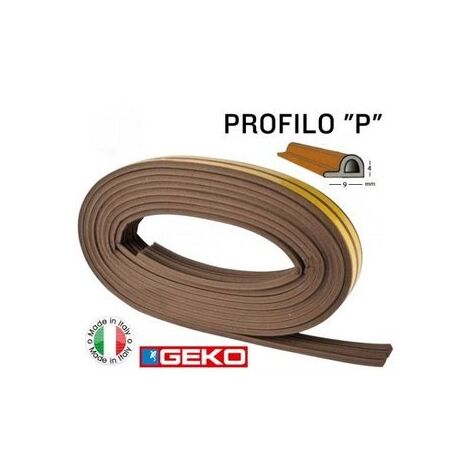 PARAFREDDO PER PORTE E FINESTRE 9.5X5.5 MM  MARRONE