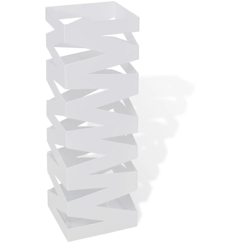 

Paragüero soporte para bastones de acero 48,5 cm - Blanco