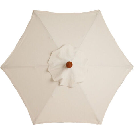 Paraguas de repuesto  con 8 varillas, 3 m, impermeable, resistente a los rayos UV, color beige