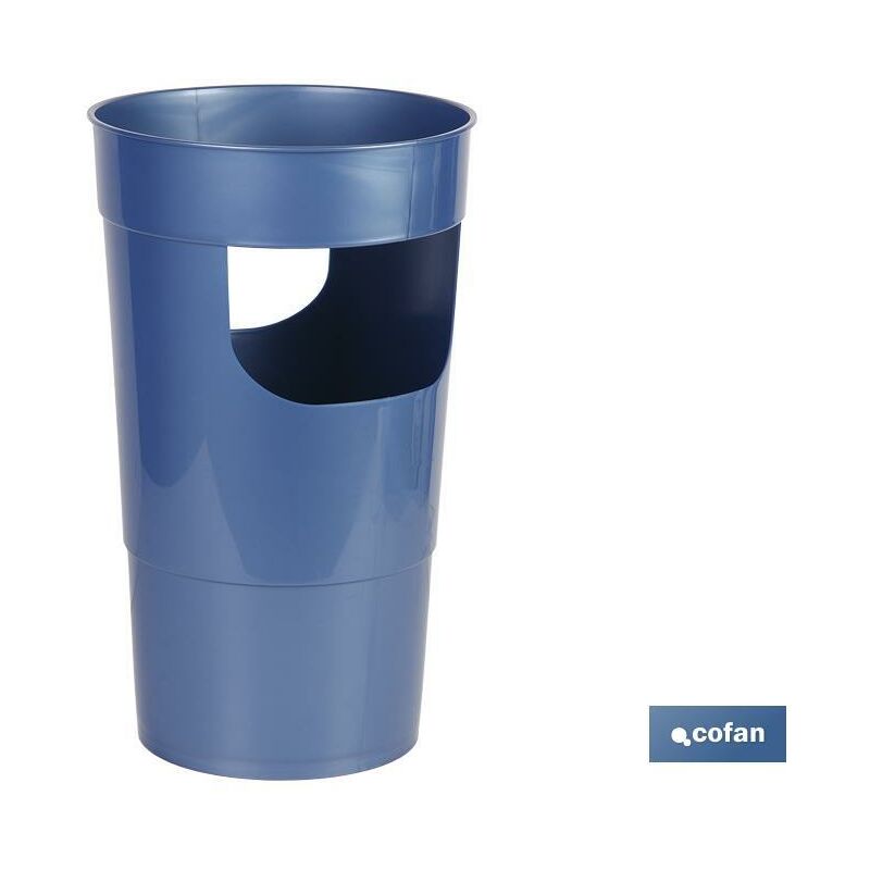 

Cofan - PARAGÜERO AZUL METALIZADO MOD. HELSINKI POLIPROPILENO 27X20.6X45cm - NEOFERR..