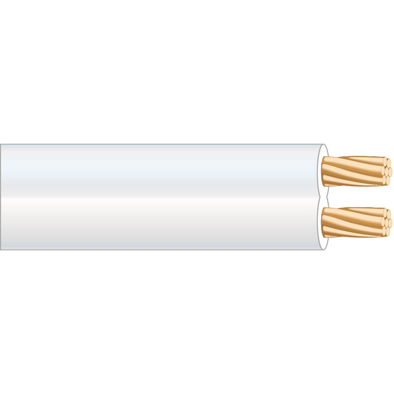 

Paralelo 2x1mm blanco 'audio' euro/mts (bobina pequeña ø200x60mm) - EDM