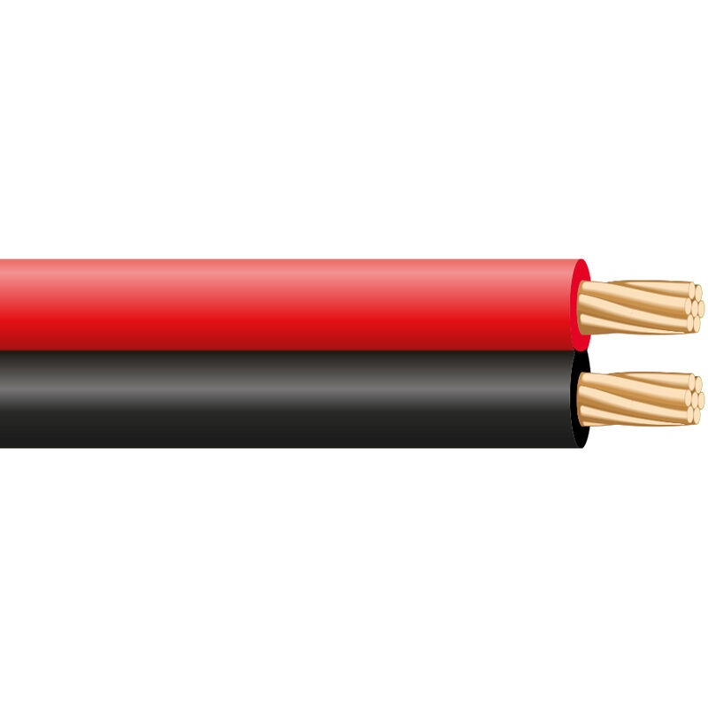 

NIMO Paralelo rojo y negro 2x0,75mm 'audio' euro/mts (bobina pequeña ø180x60mm)