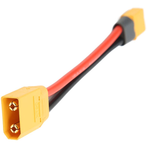 Parallelstecker XT90 (Stecker) auf XT60H (Stecker) für RC-Car-Akkus, Silikonkabel