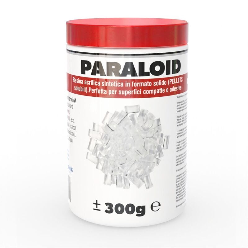 Chemica Solutions - Paraloid B72 resine acrylique 100% solide, consolidateur anti-infiltration 300gr