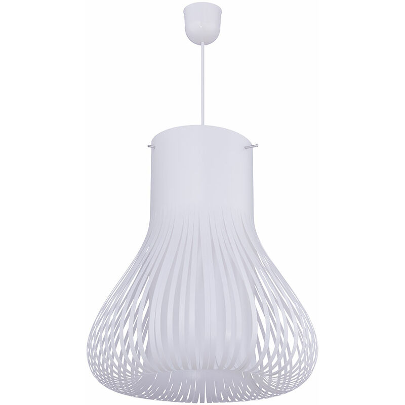 Image of Lampada da soffitto soggiorno lampada a sospensione Lampada a sospensione scandinava lampada a sospensione bianca, a forma di pera, 1x E27, DxH