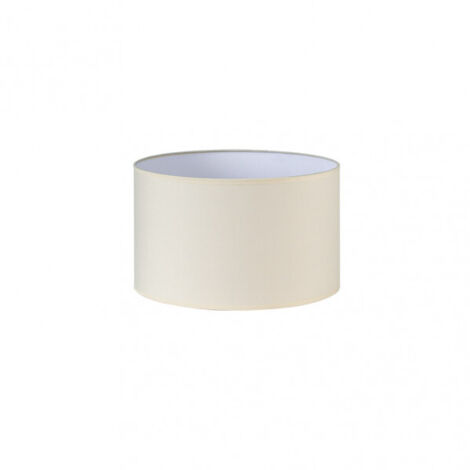 Paralume cilindrico dori e27 beige 30dx30dx20h cm tessuto popeline