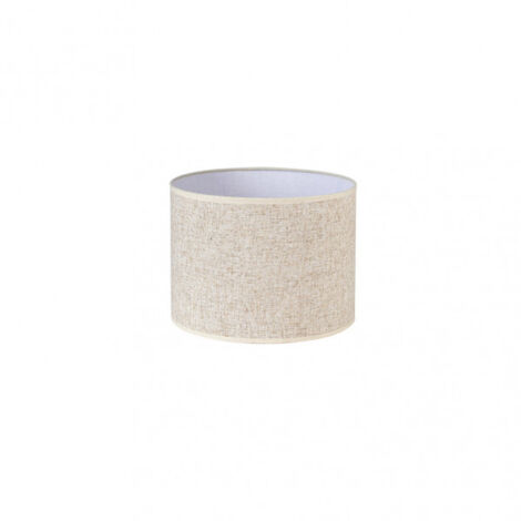 Paralume cilindrico Happy E27 lino beige 25dx25dx20h
