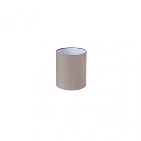 Paralume Cilindro Happy E27 Grigio Lino 15dx15dx18h