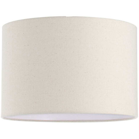 Paralume Cilindro Set Tessuto Beige D30